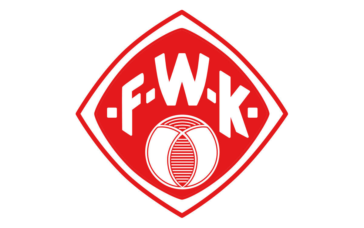Das Logo der Würzburger Kickers der Fußballmannschaft die am Dallenberg in der flyeralarm Arena spielt Das Logo der Würzburger Kickers der Fußballmannschaft die am Dallenberg in der flyeralarm Arena spielt